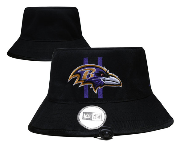 Baltimore Ravens Stitched Bucket Fisherman Hats 077